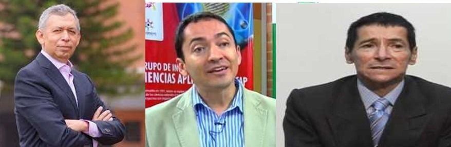 Los tres candidatos a la rectoría de la UIS