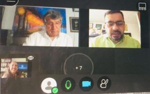 Así es, de forma virtual, la “visita” de los consejeros del CNA