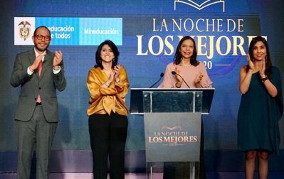 Los premiados en Ed. Sup. por Mineducación en la Noche de los Mejores 2020