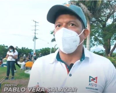Pablo Vera, primer rector que sale a marchar con sus estudiantes en paro nacional
