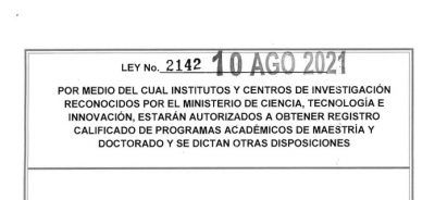 Ley 2142 podría ser inconstitucional, para tranquilidad de rectores universitarios