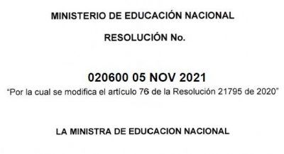 Mineducación extiende el plazo para presentar resultados de aprendizaje