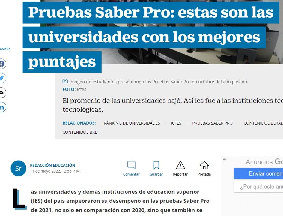 Señores El Tiempo, por favor dejen de plagiar los informes de este Observatorio