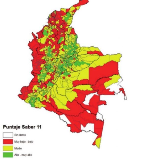 Centro vs. periferia colombiana: Logros educativos coinciden con ingresos y salud