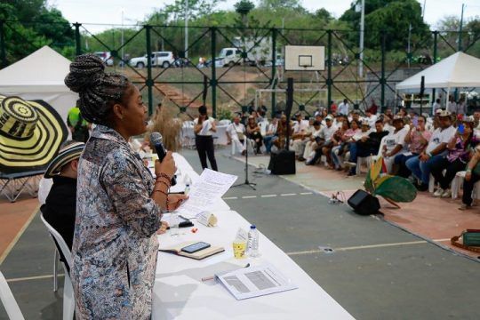 Ministra Vergara promete nuevos proyectos para llevar educación a Córdoba