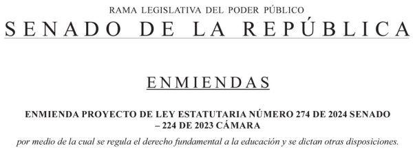 Ley estatutaria de Educación: El texto aprobado en tercer debate y sus principales cambios