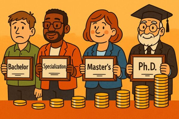 Título de maestría es el nivel de formación más común en la mayoría de docentes universitarios