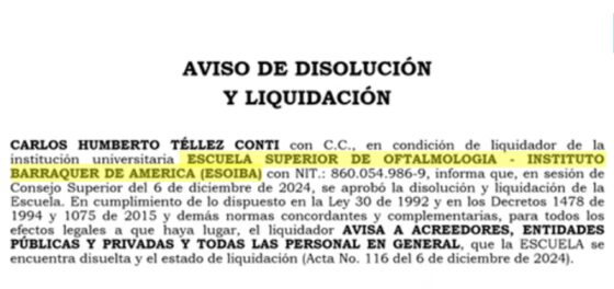 Una IES privada que se liquida, una pública que nace y otra que cambia de carácter
