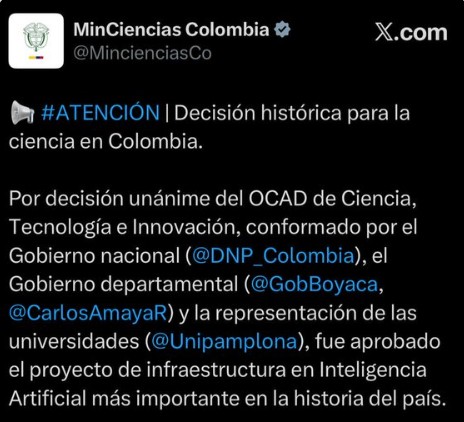 Con oposición de la UCC y la UPTC y apoyo de Unipamplona, OCAD aprueba proyecto cobijado por Minciencias y en la mira de la Procuraduría