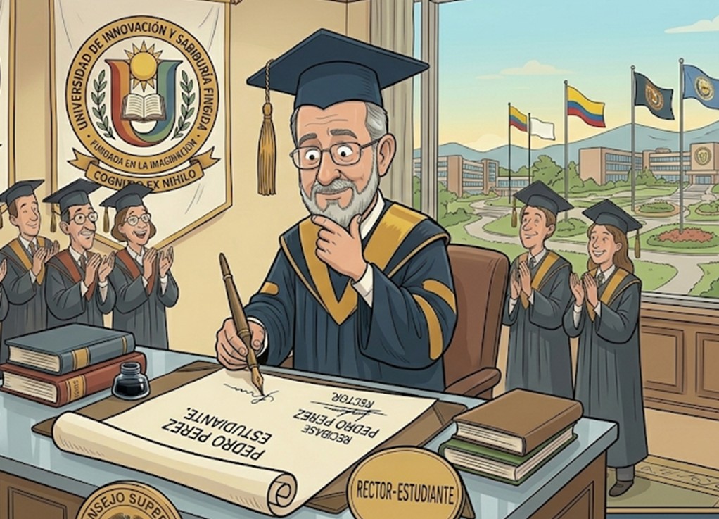 ¿Es ético, y legal, que un rector firme un diploma con el que él mismo se titula?