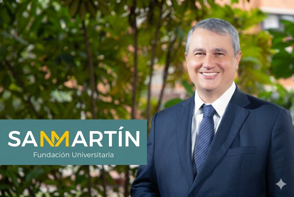 Juan Santiago Correa Restrepo, nuevo rector de la Fundación Universitaria San Martín